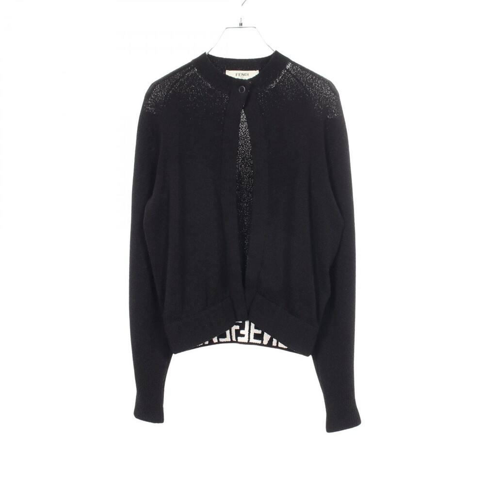 Fendi Knit Cardigan Rayon Black #38 #278115F58B